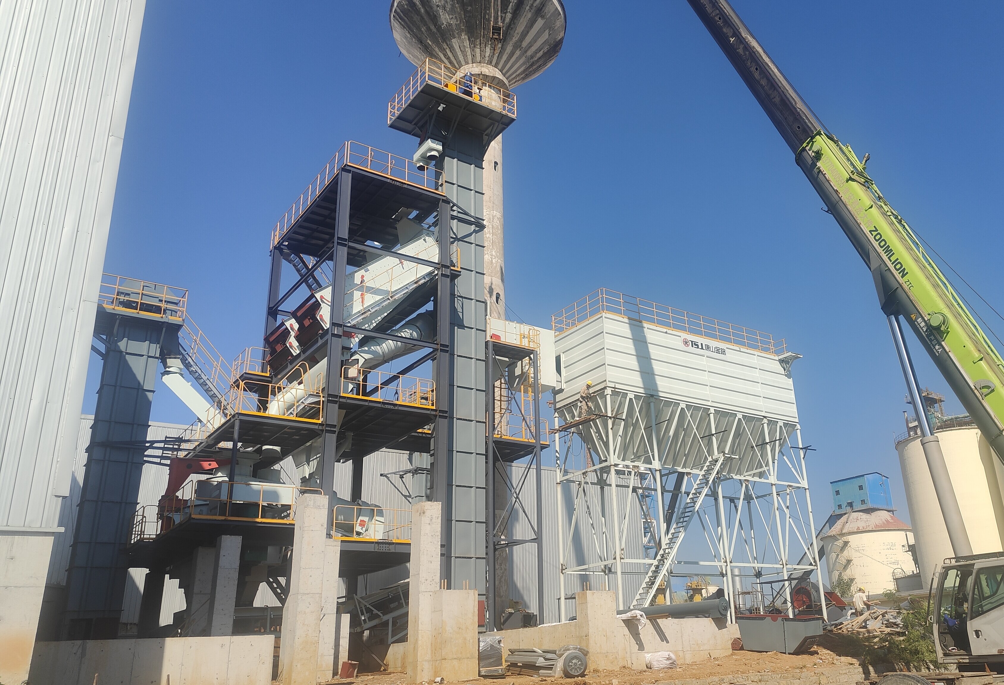 制砂樓石粉制砂：先篩后破，從源頭降低主機能耗